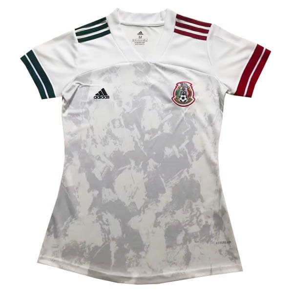 Camiseta México Replica Segunda Ropa Mujer 2020 Blanco